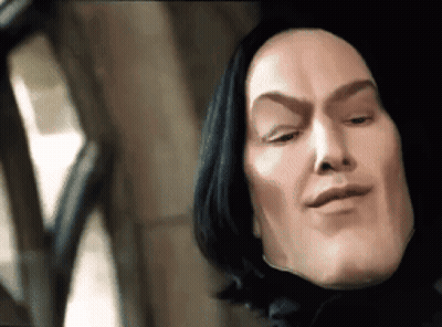 Man With Black Hair Close Up GIF