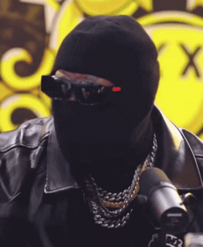 Man With Black Mask And Sunglasses GIF