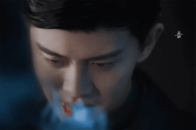 Man With Blood In Mouth GIF