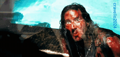 Man With Blood On Face 2024 GIF