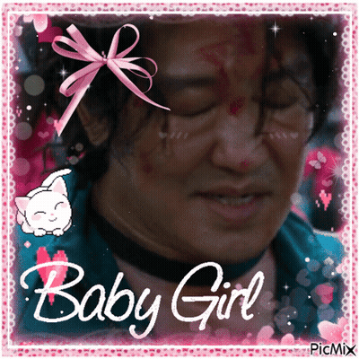 Man With Blood On Face Baby Girl GIF