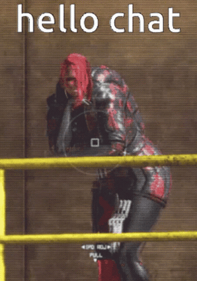 Man With Blood On Face Leaning On Yellow Railing Hello Chat GIF