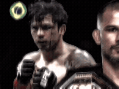 Man With Blood On Face Next To Another Man GIF