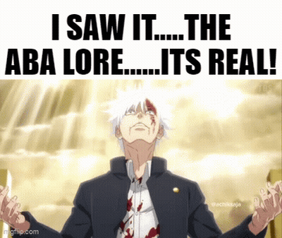 Man With Blood On Face Saying I Saw It The Aba Lore Its Real GIF