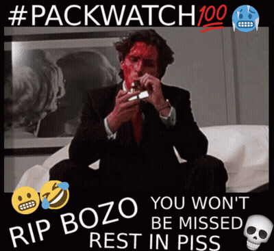 Man With Blood On Face Smoking #Packwatch100 GIF