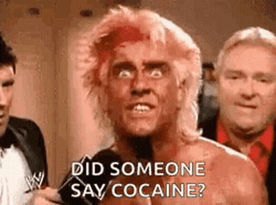Man With Blood On Face Talking Into Microphone GIF