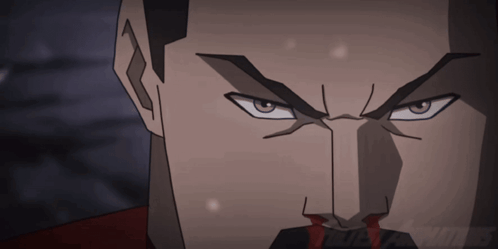 Man With Bloody Face GIF