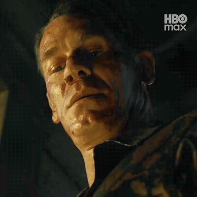 Man With Bloody Face Ready For The Next GIF