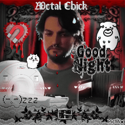 Man With Bloody Nose Saying Good Night GIF