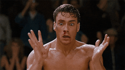 Man With Bloody Nose Shocked GIF