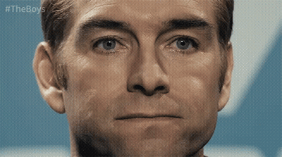 Man With Blue Eyes And Serious Expression GIF