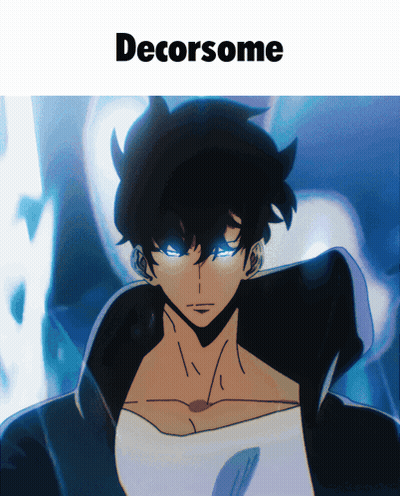 Man With Blue Eyes Saying Decorsome GIF