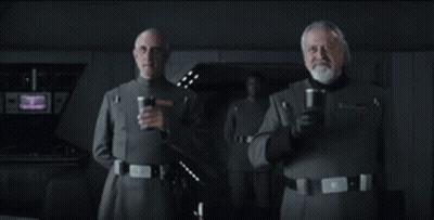 Man With Blue Face Paint Saying For The Empire To Woman GIF