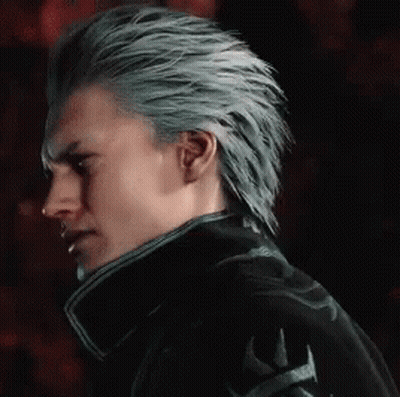Man With Blue Hair And Black Jacket GIF