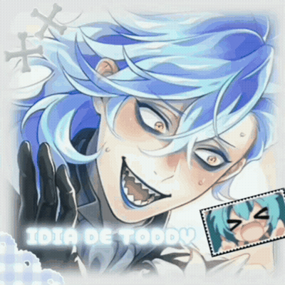 Man With Blue Hair Idia De Toddy GIF
