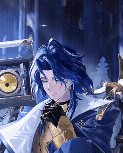 Man With Blue Hair GIF