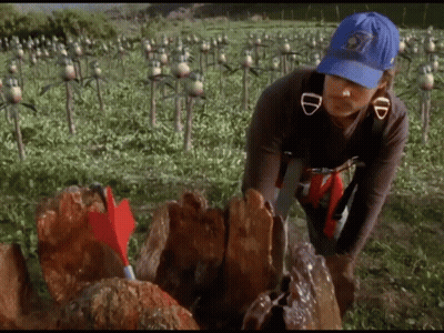 Man With Blue Hat Letter D GIF
