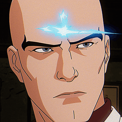 Man With Blue Light On Forehead GIF