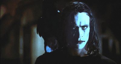 Man With Blue Paint On Face GIF