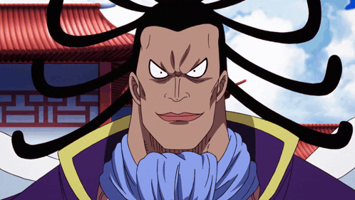 Man With Blue Scarf And Purple Jacket GIF