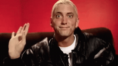 Man With Boombox Saying I Am Lil Slim Shady GIF