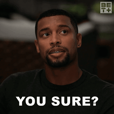 Man With Braces Asking If Sure GIF