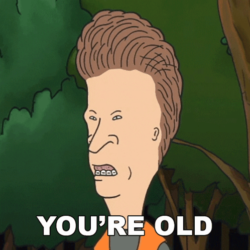 Man With Braces Saying You Re Old GIF