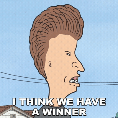 Man With Braces Says We Have A Winner GIF