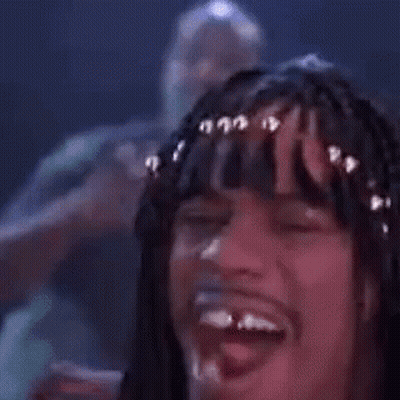 Man With Braids Making Funny Face Tongue Out GIF
