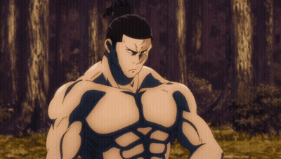 Man With Bun Holding Sword GIF