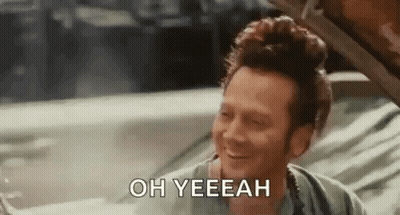 Man With Bun Saying Oh Yeah GIF