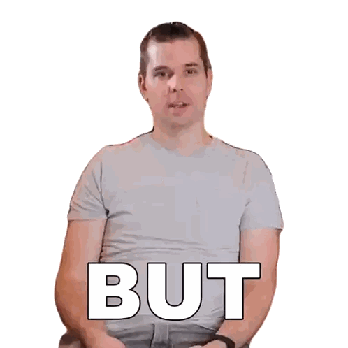 Man With But Shirt Sticker