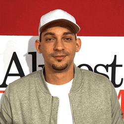 Man With Cap Hehe Laughing GIF