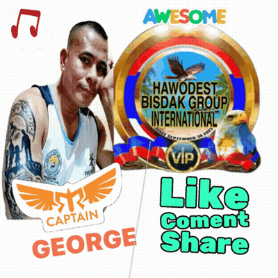 Man With Captain George Sticker GIF