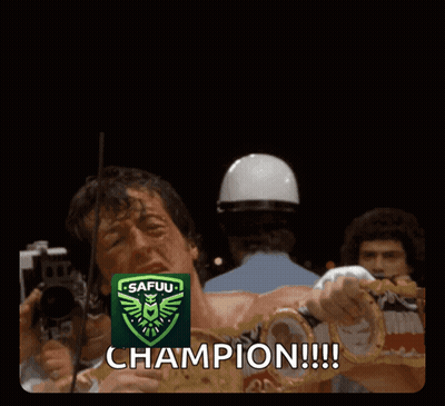 Man With Champion GIF