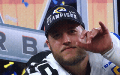 Man With Champions Hat Thumbs Up GIF