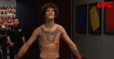 Man With Chest Tattoo And UFC Logo GIF