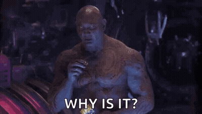 Man With Chest Tattoo Asking Why GIF