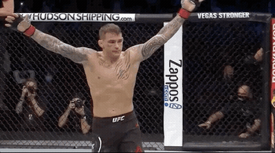 Man With Chest Tattoo In UFC Shirt GIF