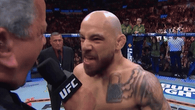 Man With Chest Tattoo UFC Interview GIF