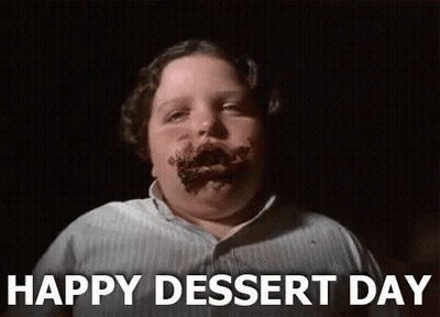 Man With Chocolate On Face Saying Happy Dessert Day GIF