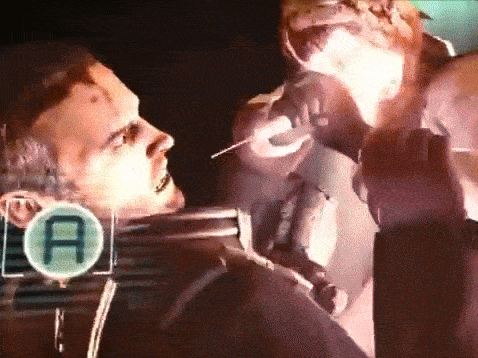 Man With Circle Letter A Examined By Another GIF