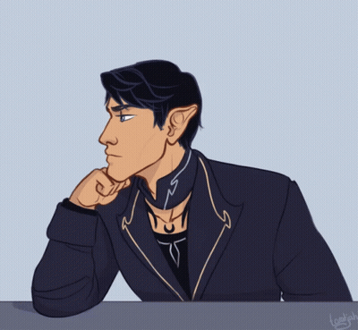 Man With Crescent Moon On Chest And Sleeves GIF