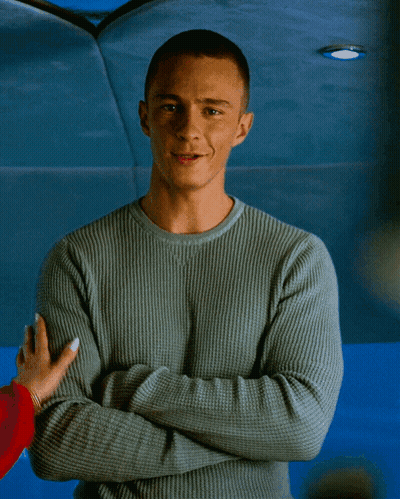 Man With Crossed Arms Smiling GIF