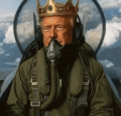 Man With Crown And Gas Mask GIF