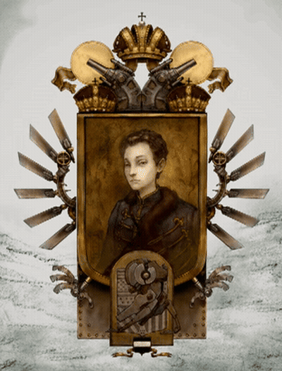 Man With Crown And Guns GIF
