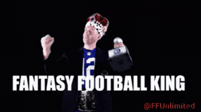 Man With Crown And Jersey Number 12 Fantasy Football Kings GIF