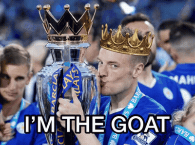 Man With Crown Kissing Trophy I M The Goat GIF
