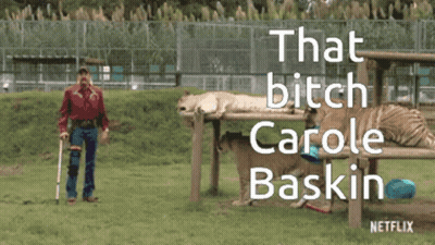 Man With Crutches Tigers That Bitch Carole Baskin GIF
