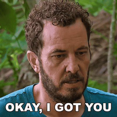 Man With Curly Hair And Beard Saying Okay I Got You GIF